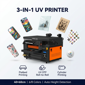 4060 All-in-One UV Printer Print on Anything Signs Stickers Bottles